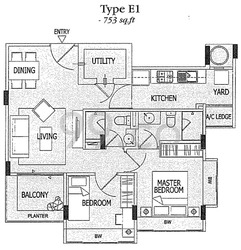 JLB Residences (D17), Apartment #221699431
